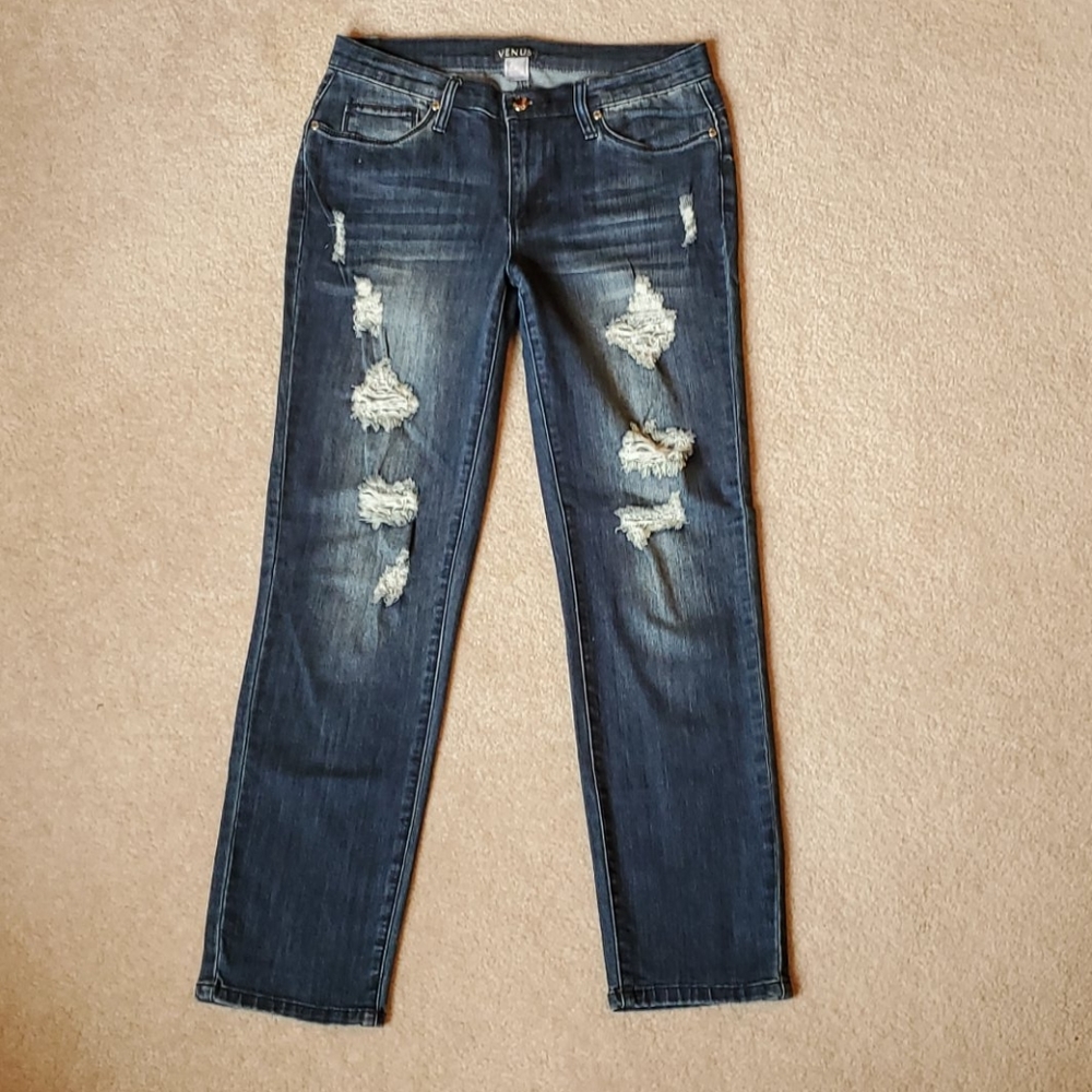 Venus size 8 destructed skinny jeans